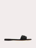Ferragamo Flat slide with Gancini ornament